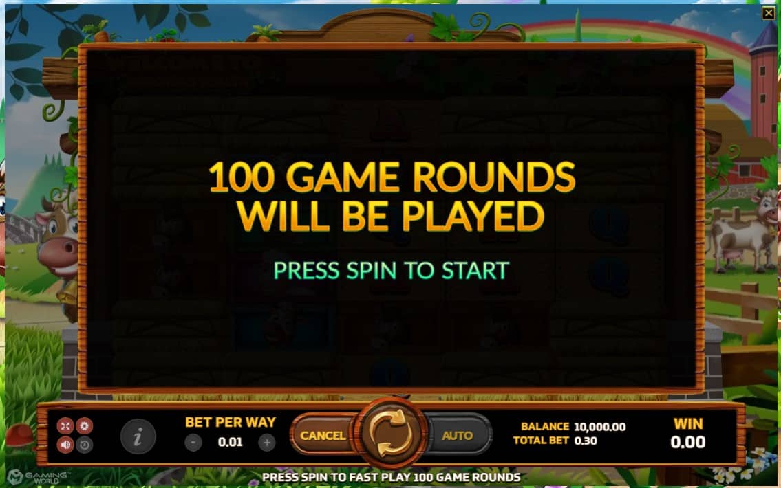 การปลดล็อกสัญลักษณ์ และฟีเจอร์ใน Superslot Rancher's Wealth