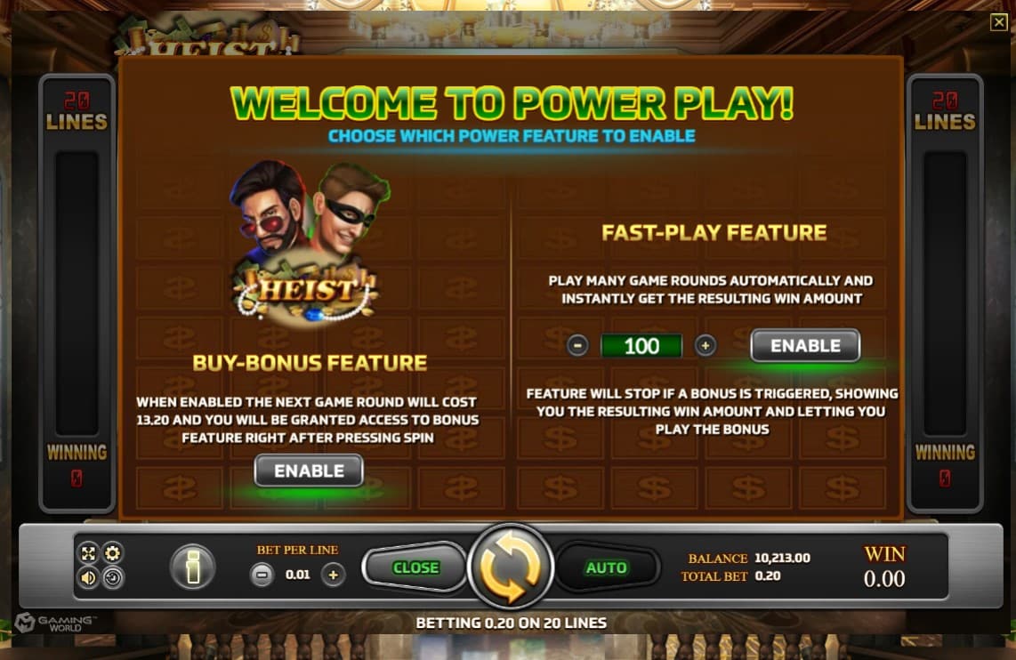 ทดลองเล่น Superslot Heist แบบฟรีเครดิต