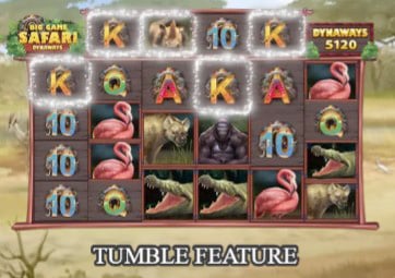 ฟีเจอร์ต่างๆภายในเกมส์ Superslot Big Game Safari