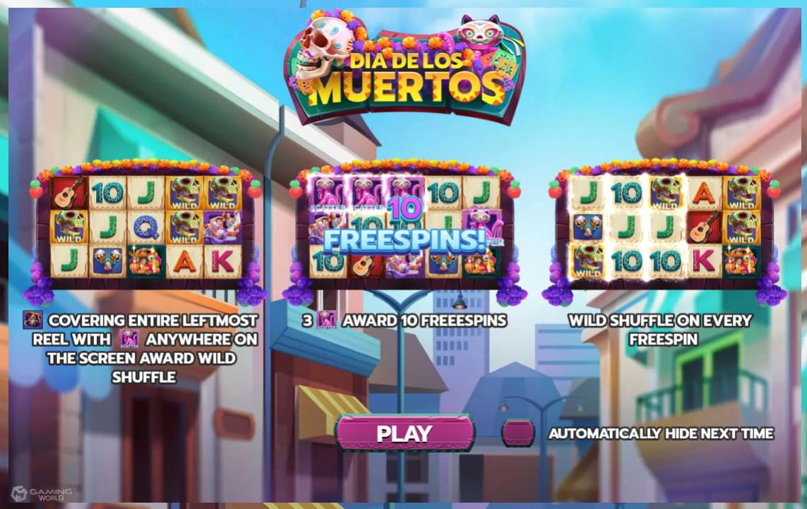 สัญลักษณ์ และ ฟีเจอร์พิเศษในเกม Superslot Dia De Los Muetos ดีี่สุดในปีนี้