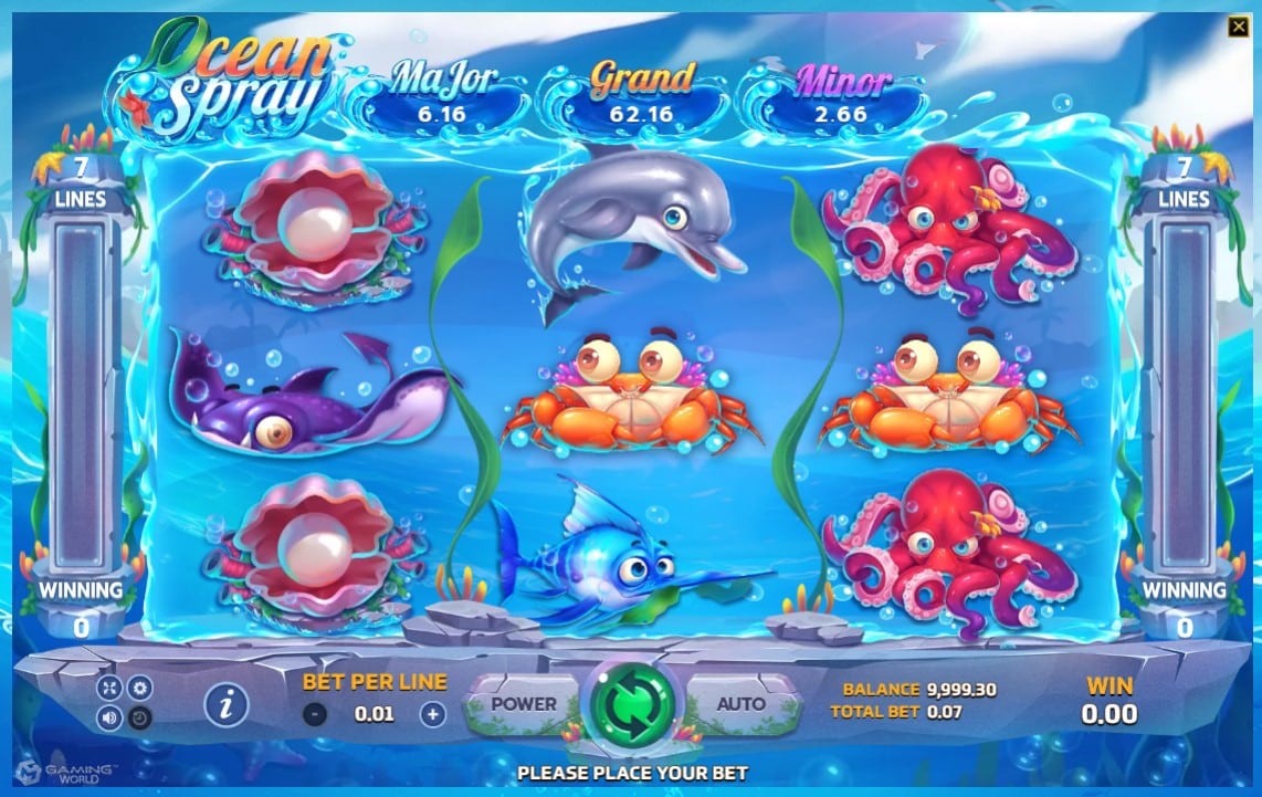 สัญลักษณ์ของ Superslot Ocean Spray คืออะไร