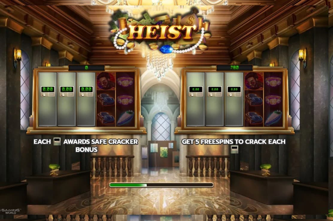 สัญลักษณ์และการให้โบนัสของเกมส์ Superslot Heist