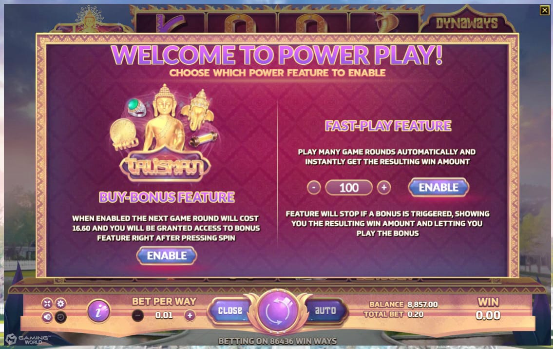 เล่นสล็อต Superslot Talisman เครดิตฟรี มากมาย