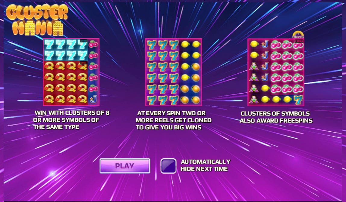 Superslot Cluster Mania มีอะไรน่าสนใจบ้าง