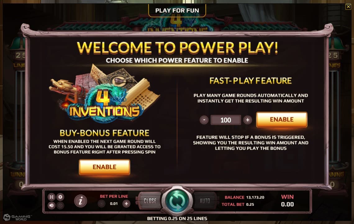 Superslot The Four Inventions เล่นอย่างไรให้ชนะ