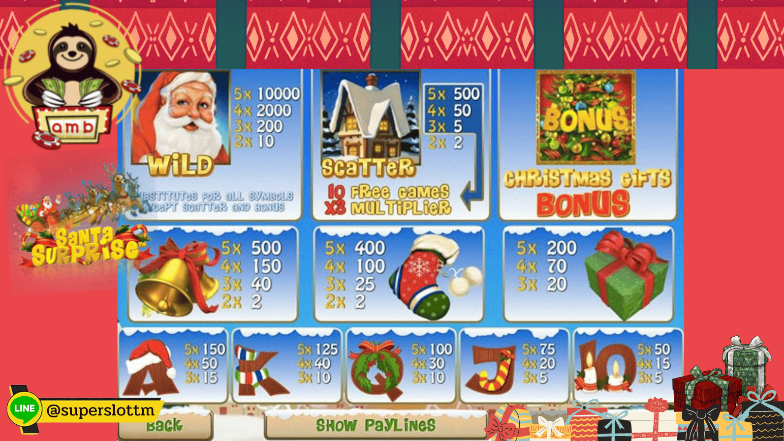 Santa Surprise - เกมสล็อต