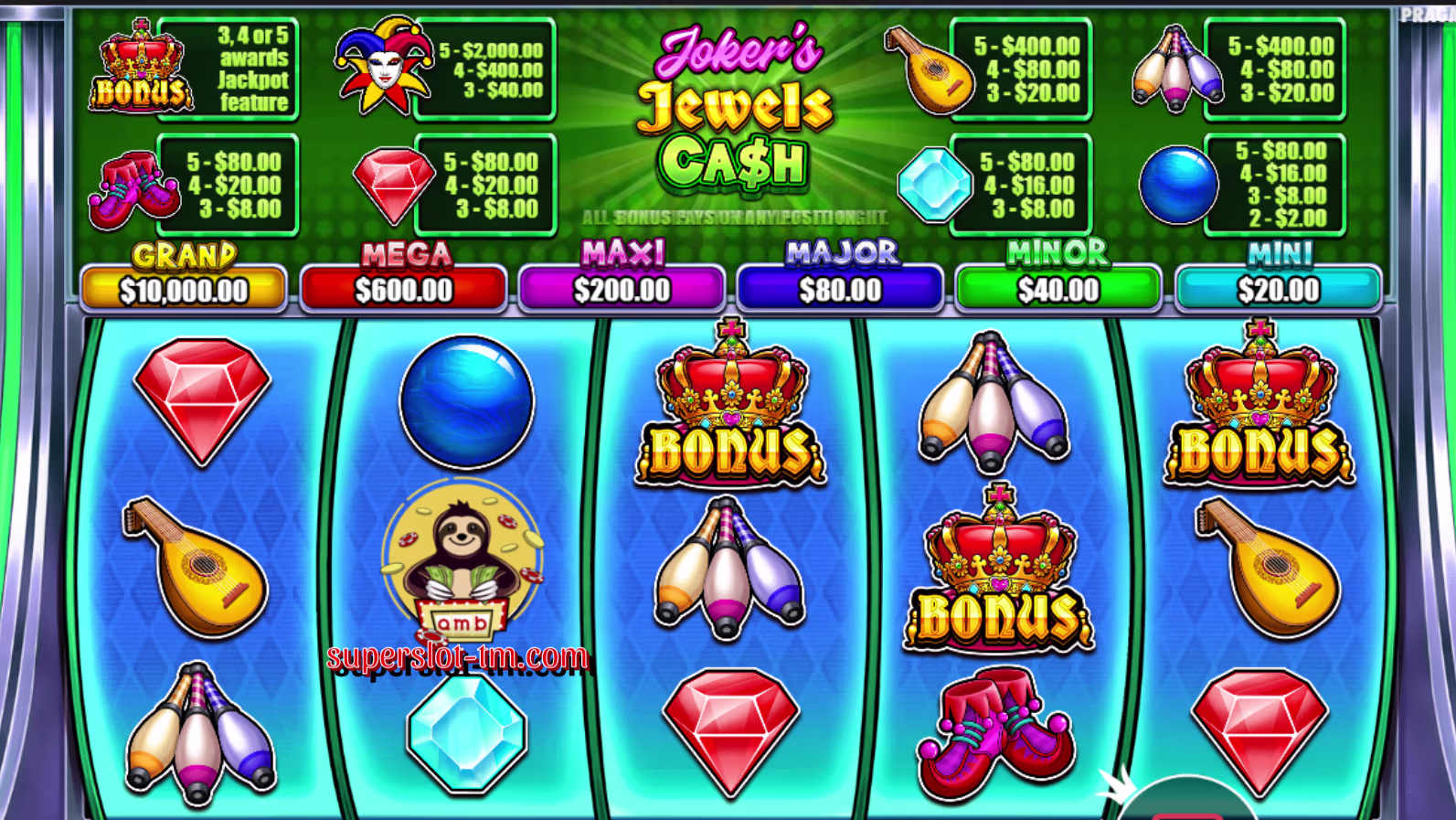 Joker’s Jewels Cash-slot